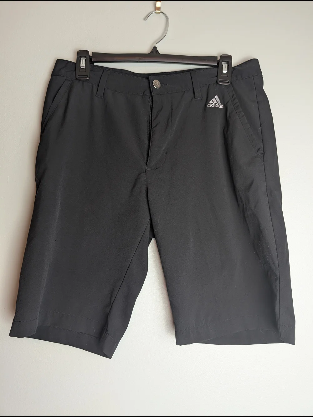 adidas Men’s Black Athletic Shorts with Logo